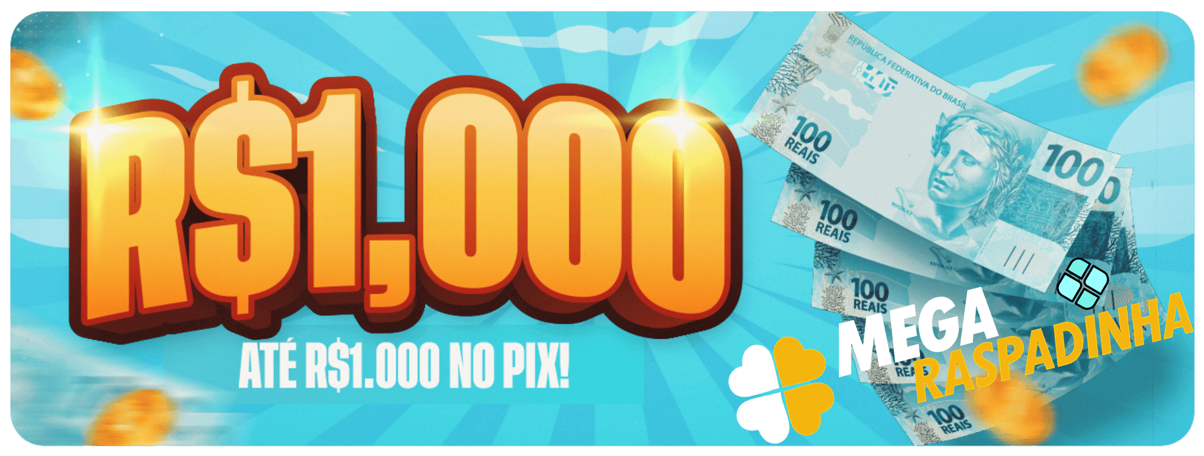 Raspadinha Premiada – Concorra a Até R$ 1.000 no Pix