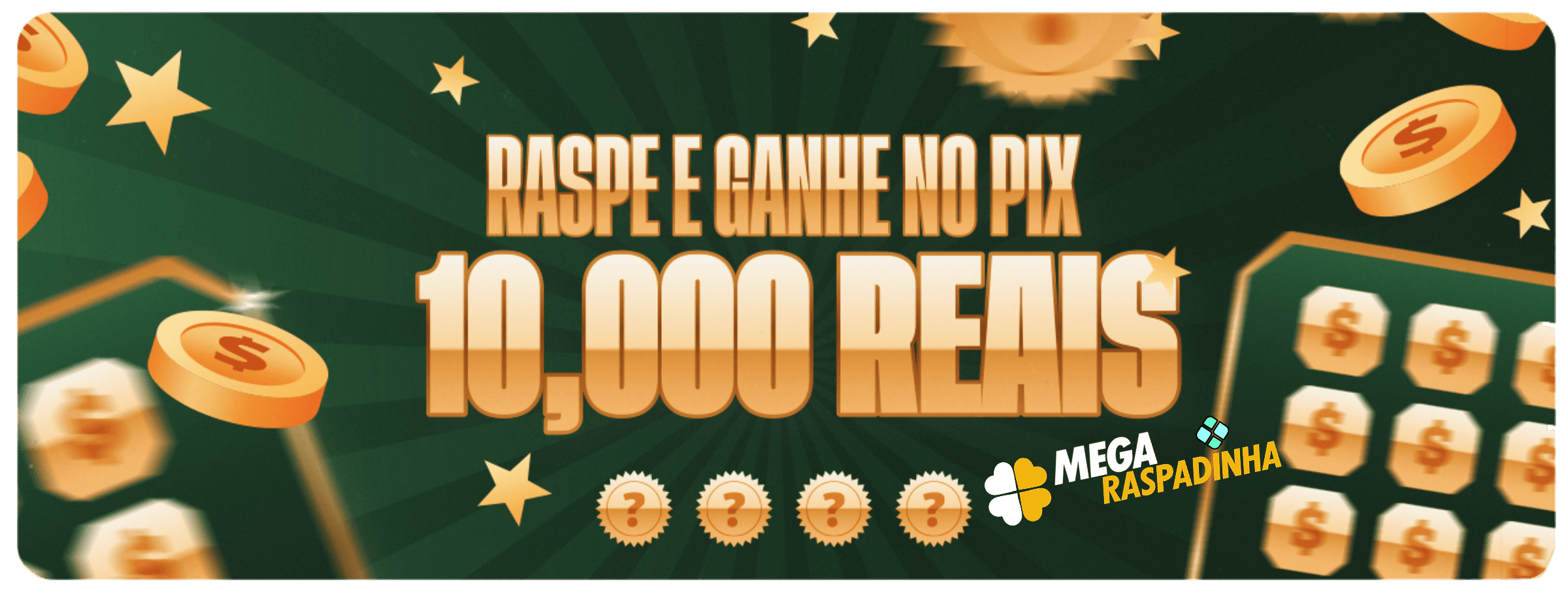 Raspadinha Premiada – Até R$ 10.000 no Pix!